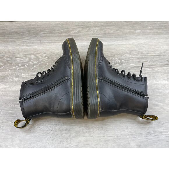 Dr. Martens Air Wair Zavala J Womens Boot Combat Leather Shoes US 4 Black - Picture 5 of 9